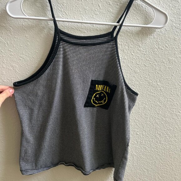 Hot Topic Women's Black and Yellow Tank Top - Picture 1 of 3